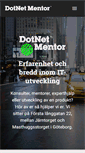 Mobile Screenshot of dotnetmentor.se